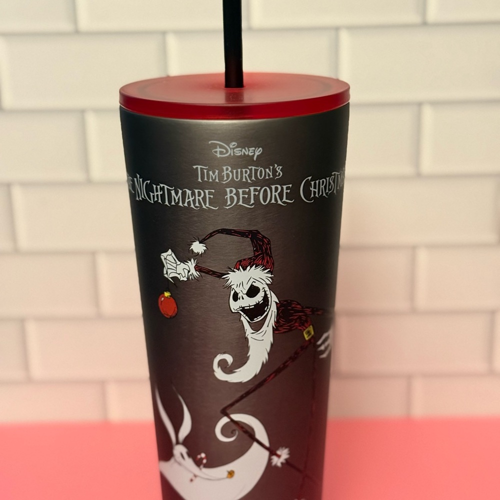 The Nightmare Before Christmas Stainless Steel Starbucks Tumbler with Straw